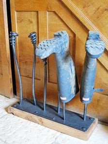 Ironwork Welly Stand